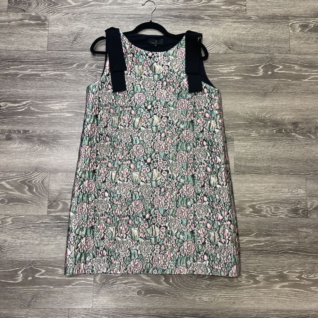 Abbey Glass NWT Floral Tie Slv DRESSES M