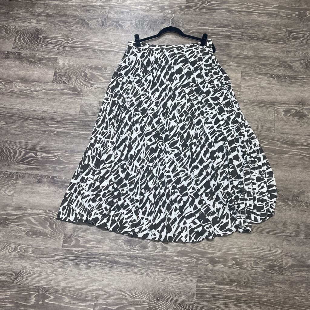 Maeve Pleated Print SKIRTS L