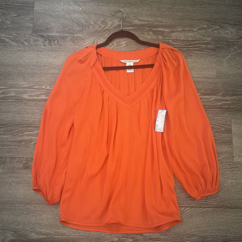 DVF Silk V-Neck TOPS 4