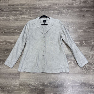 Eileen Fisher Metallic Blazer JACKETS S