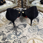 Load image into Gallery viewer, Christian Louboutin Suede Peep Toe SHOES 39.5
