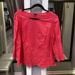Talbots 3/4 Sleeve embroidered TOPS 1Xp