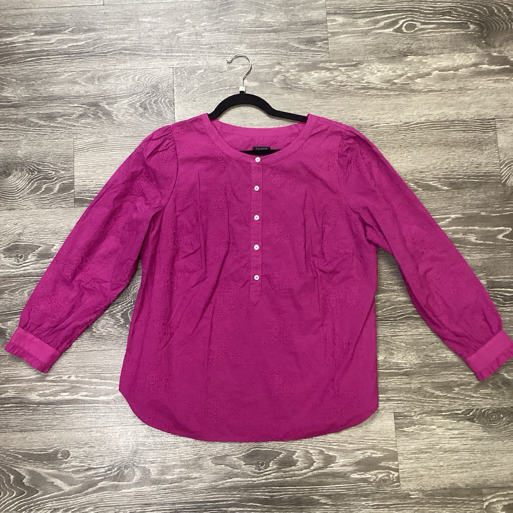 Talbots 3/4 sleeve embroidered TOPS 1Xp