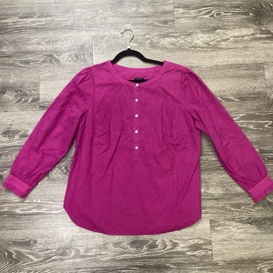Talbots 3/4 sleeve embroidered TOPS 1Xp