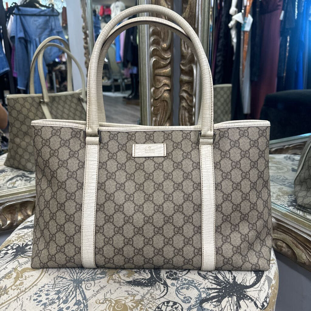 Gucci Supreme zip tote HANDBAGS M