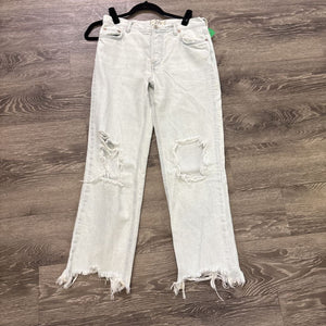 Free People Ripped Straight JEANS 26