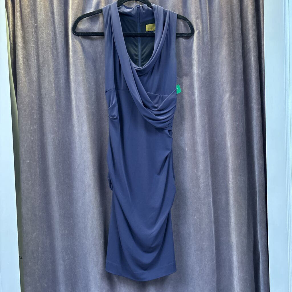 Nicole Miller Ruched Cowl Slvlss DRESSES 4