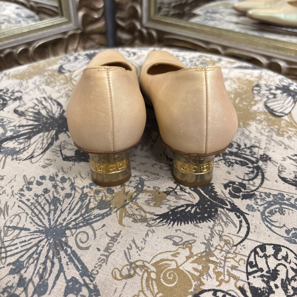 Ferragamo Closed Toe Block Heel SHOES 7.5
