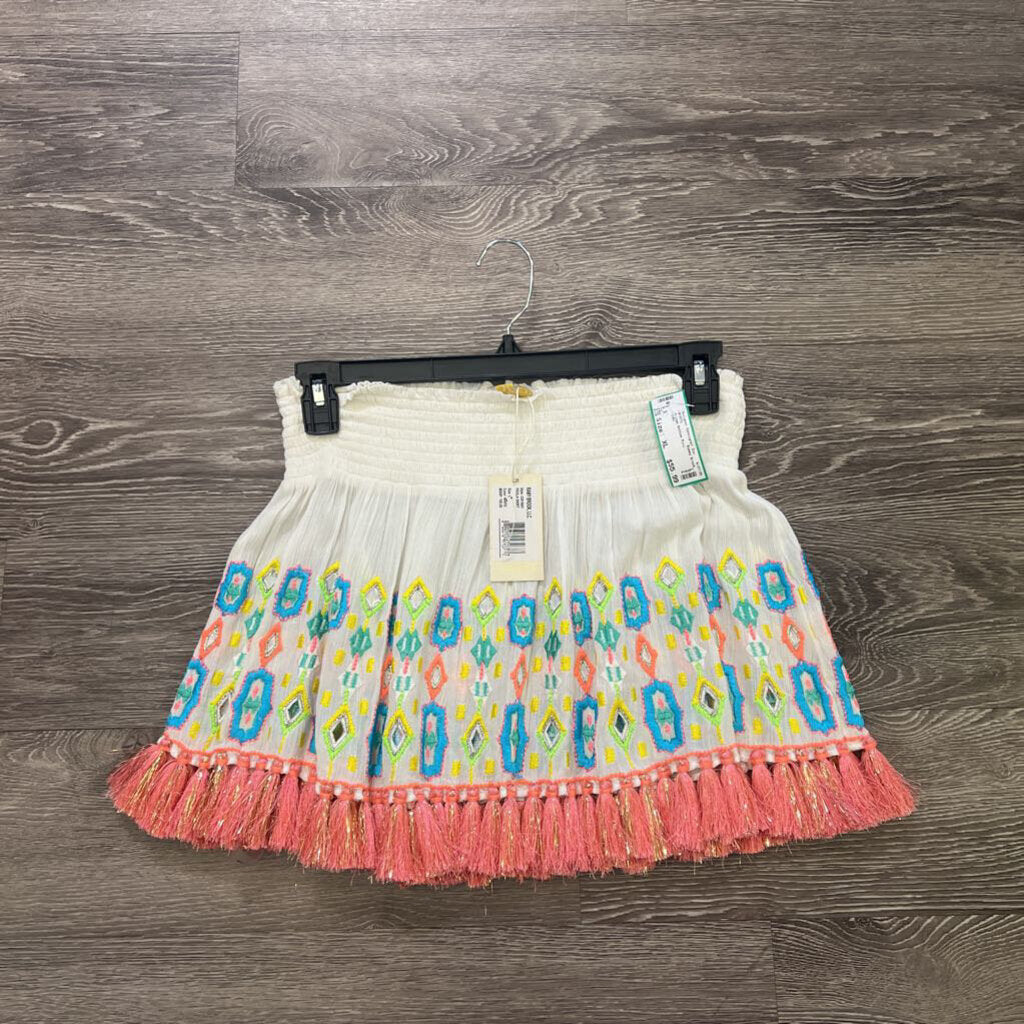 Rammy Brook Fringe Bottom Mini SKIRTS XL