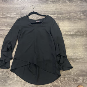 Vince Camuto Ruffle Bell Slv TOPS S