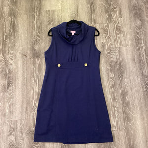 Lilly Pulitzer Cowl Neck Sleeveless Knit DRESSES L