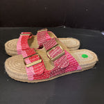 Load image into Gallery viewer, Haute Hippie Woven Birk Like Sandals SHOES 7.5
