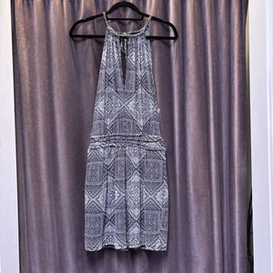 WHBM Tie Neck Printed DRESSES S