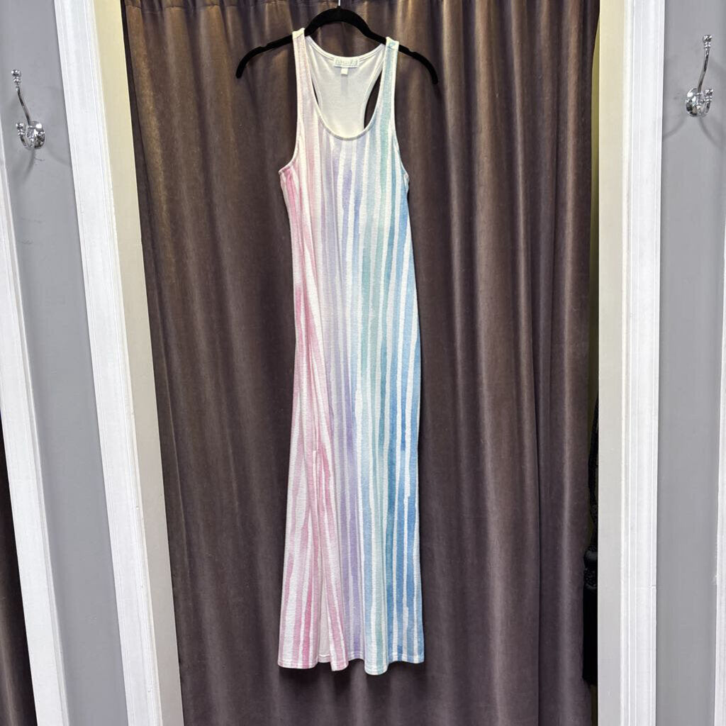 PJ Salvage Striped Maxi Tank DRESSES M