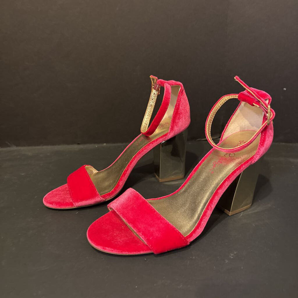 Lilly Pulitzer Velvet Strappy SHOES 6