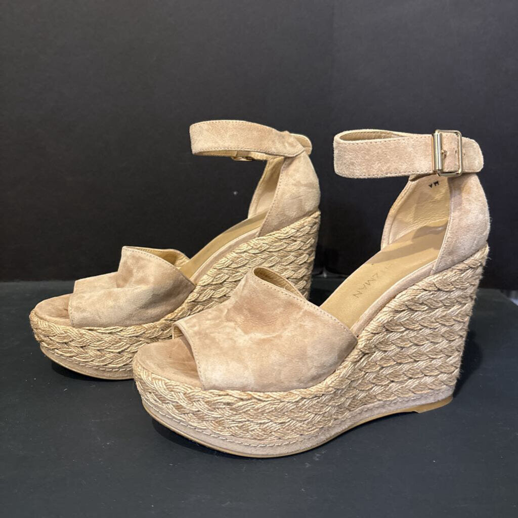 Stuart Weitzman Peep Toe Wedge SHOES 6.5