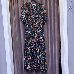 Veronica Beard Floral Print SS Maxi DRESSES 4