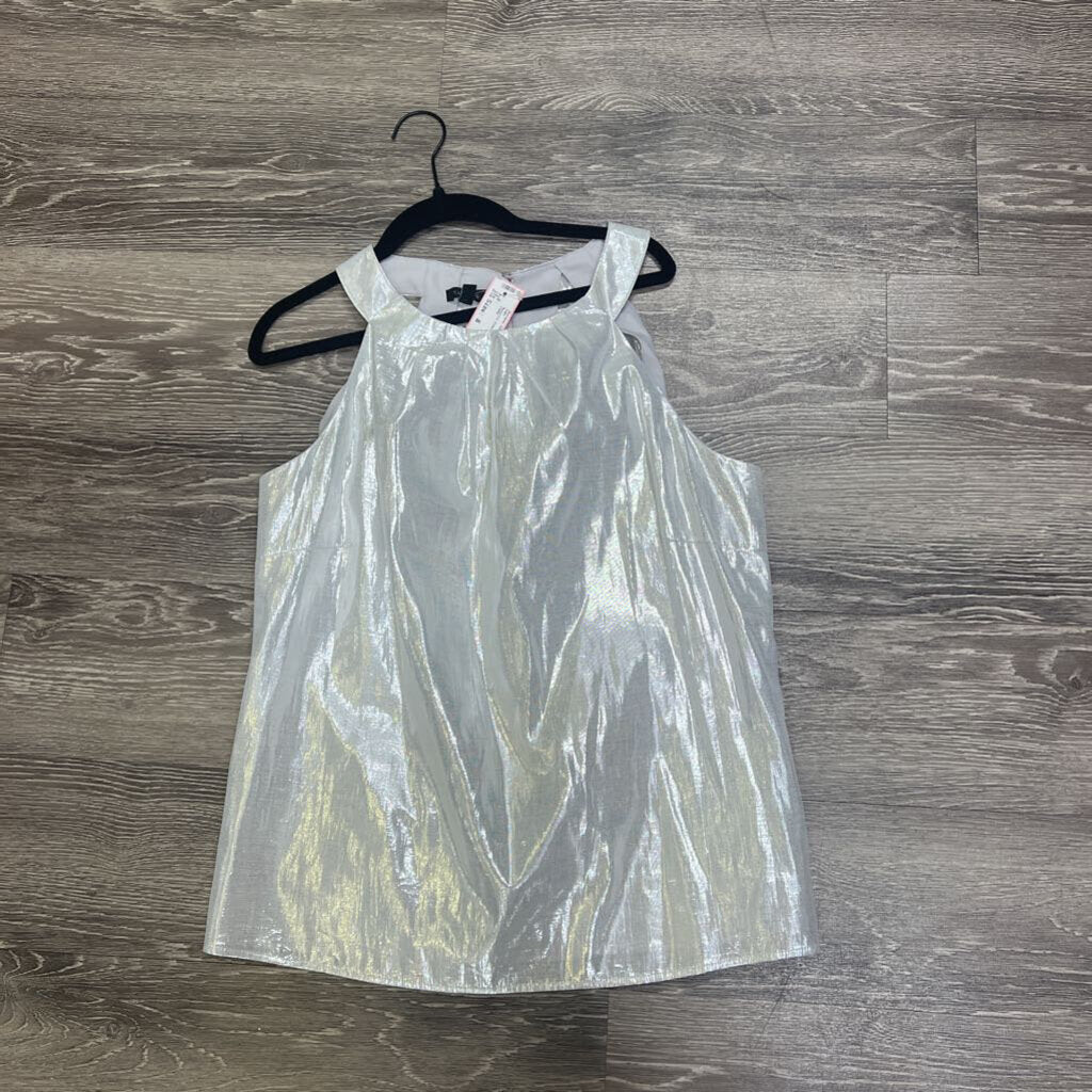 Talbots Metallic Sleeveless Tank TOPS 8