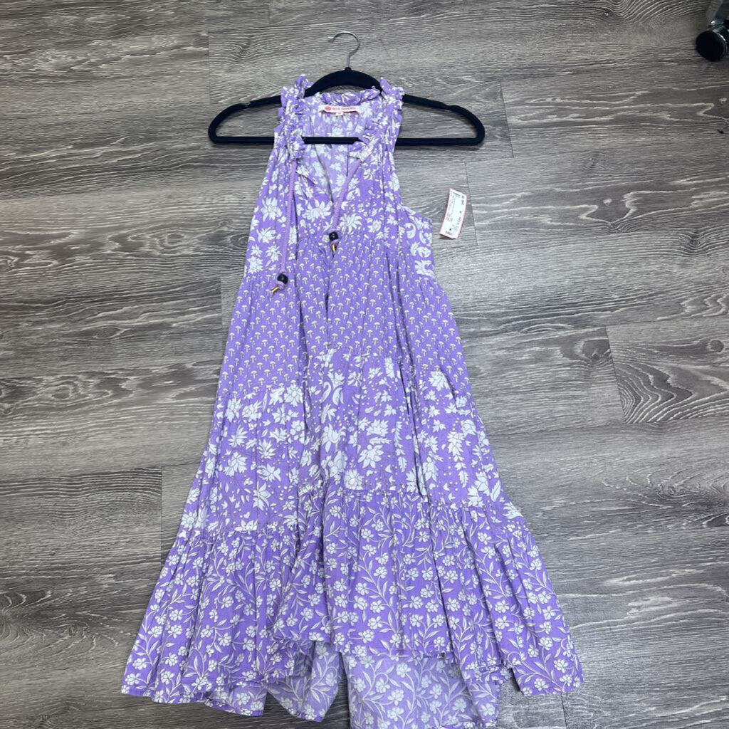 Ros Garden Floral Print Tiered DRESSES M