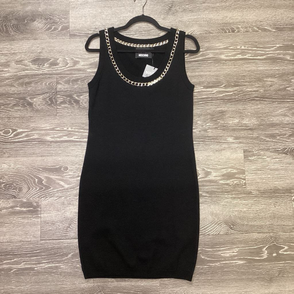 Moschino NWT Wool Chain Tank DRESSES 8
