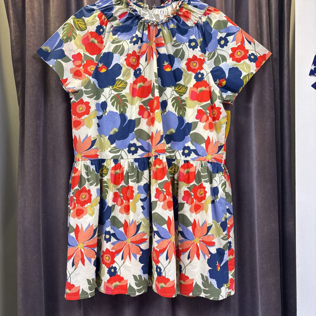 TCEC Flower Print SS DRESSES M