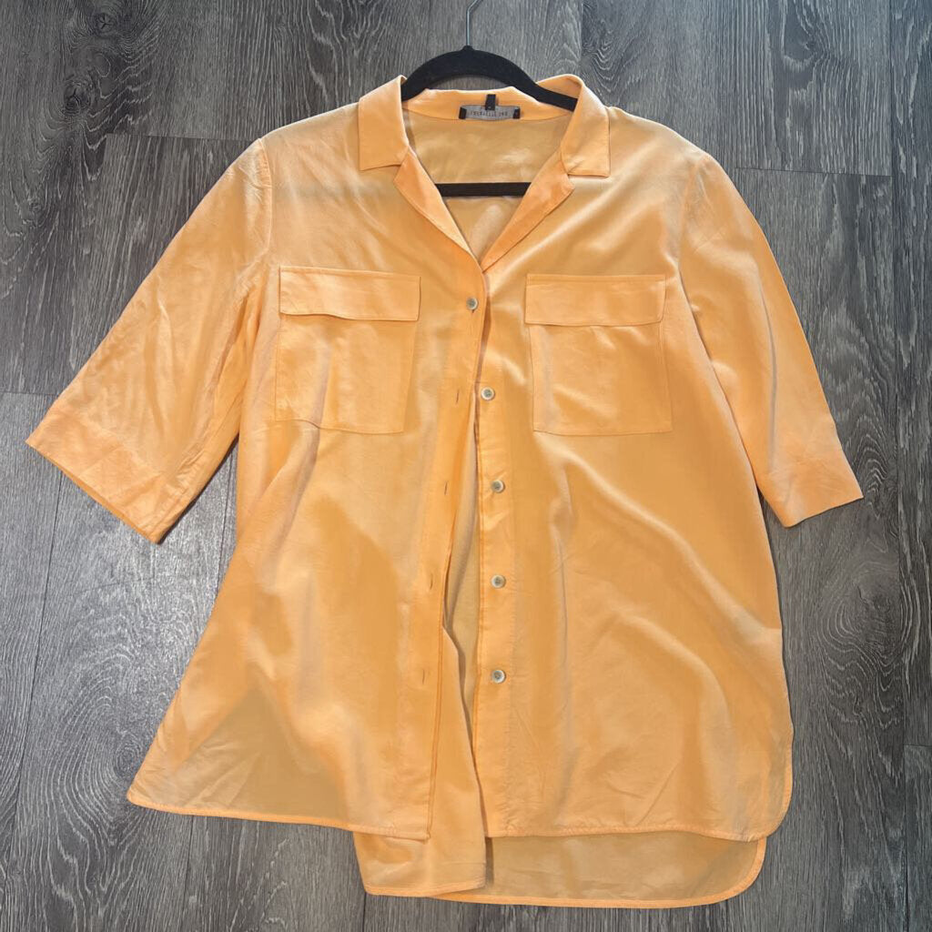 Lafayette 148 SS Button Up w Pockets TOPS M