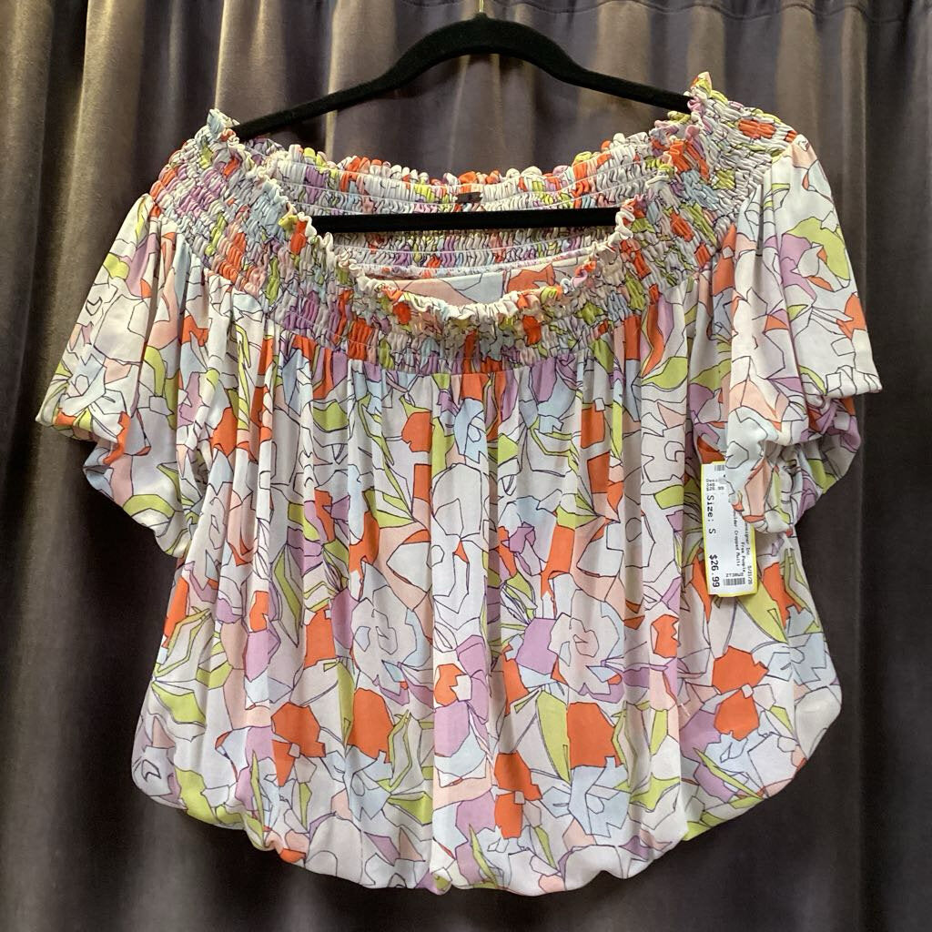 Free People Off Shoulder Cropped TOPS S