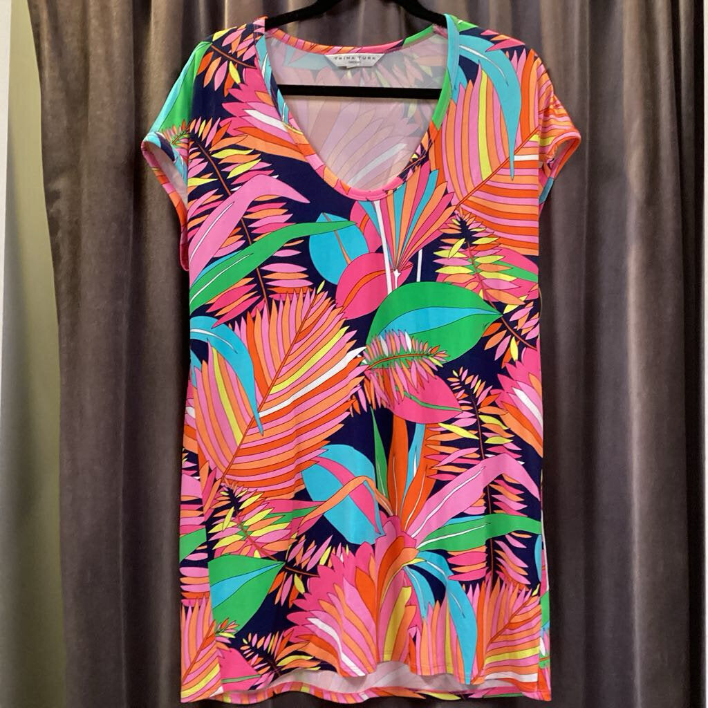 Trina Turk Printed Tshirt TOPS M