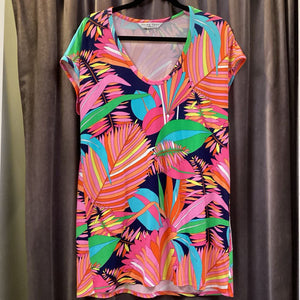 Trina Turk Printed Tshirt TOPS M