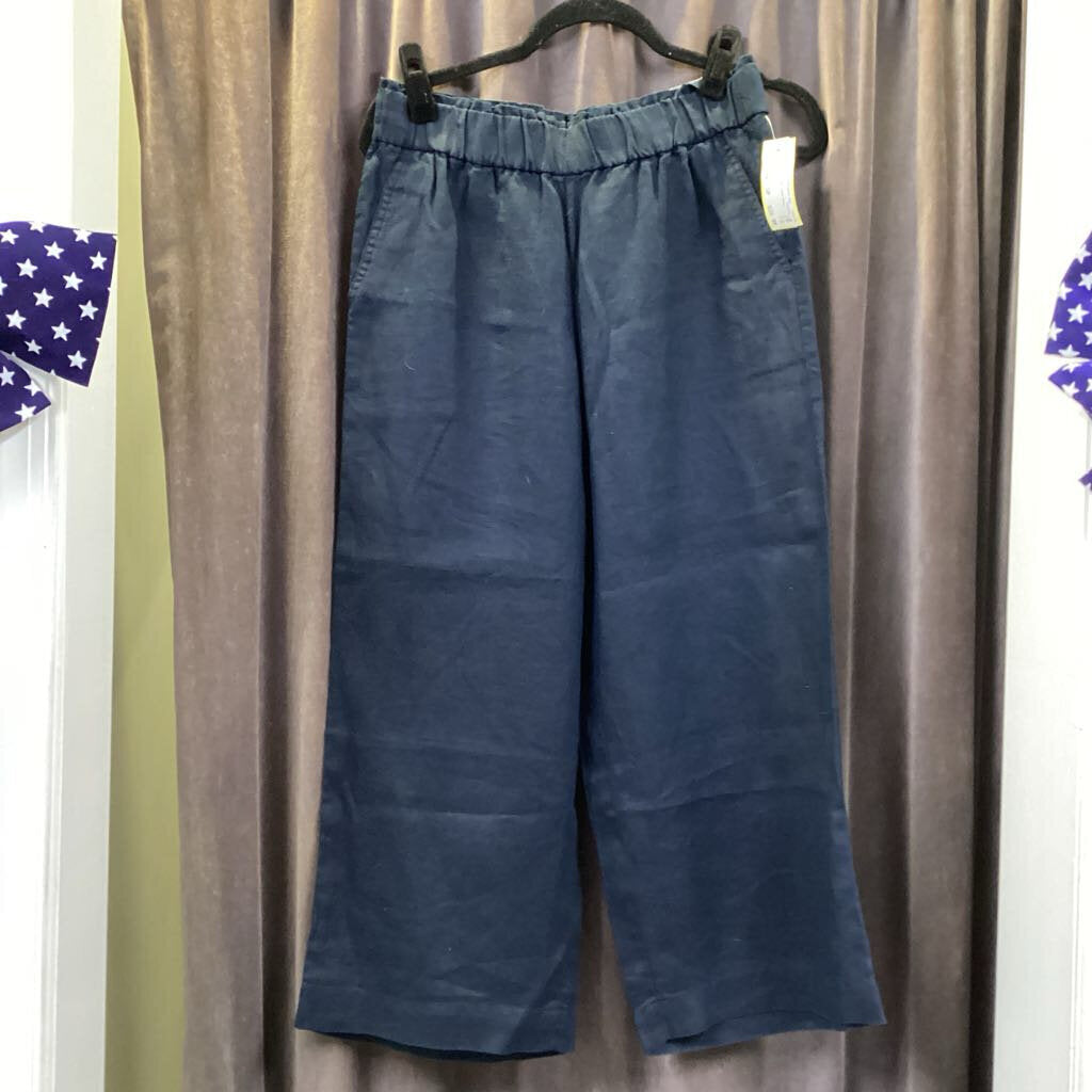 Talbots NWT Wide Leg Linen PANTS SP