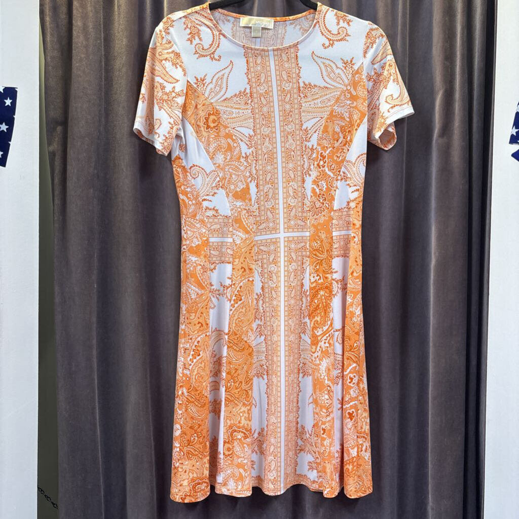 Michael Kors Paisley Print SS DRESSES S