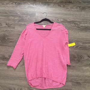 J Crew Vneck Knit Light SWEATERS S