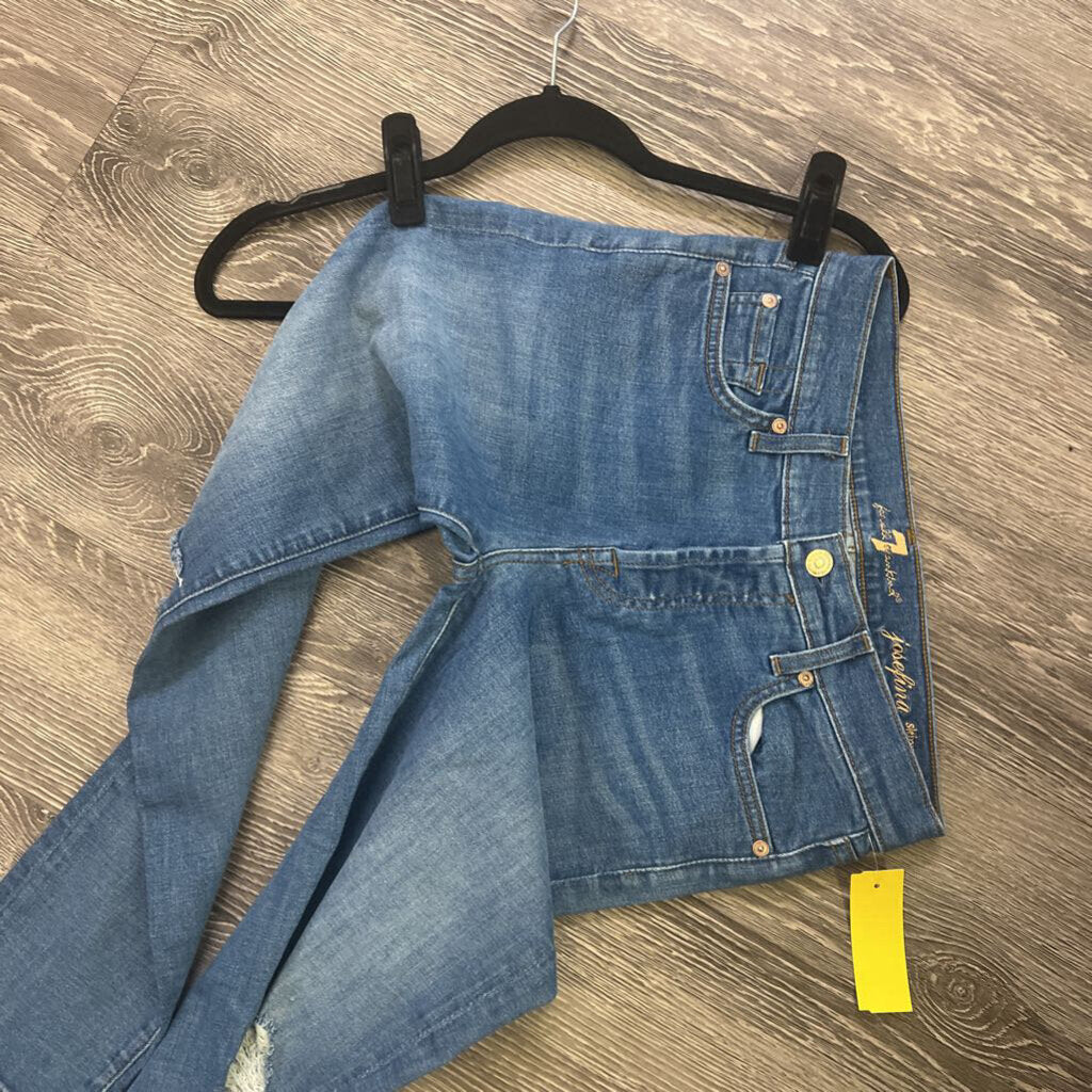 Seven for all Mankind Distressed Skinny JEANS 25