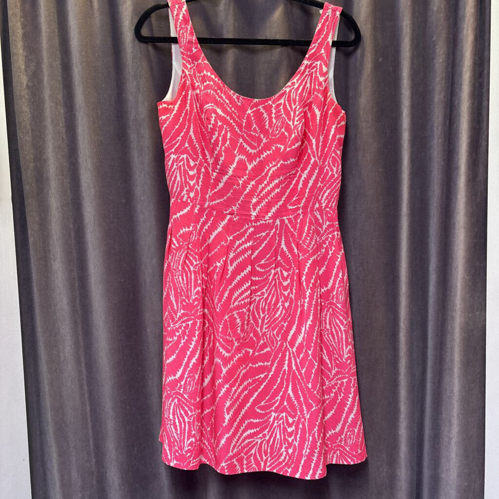 Lilly Pulitzer Silk Patterned Sleeveless DRESSES 6
