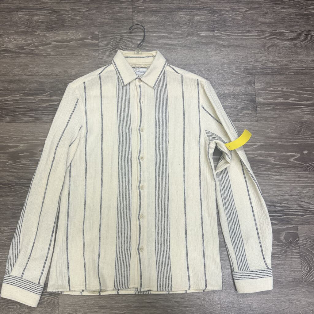 Zara LS Vert Stripes Woven MENS SHIRTS S
