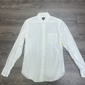 J Crew LS Seersucker Stripe MENS SHIRTS S
