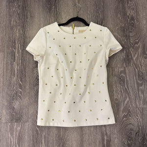 Michael Kors Polka Dot Grommet TOPS M