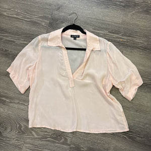 J Crew SS Cropped w Collar TOPS S
