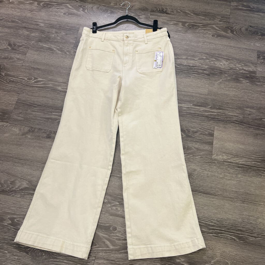 Michael Kors NWT Wide Leg Cropped JEANS 14