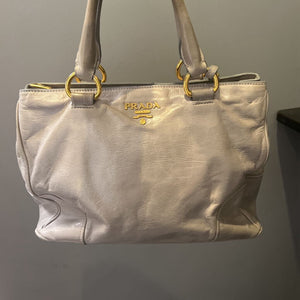 Prada Vitallo Shine Leather HANDBAGS M