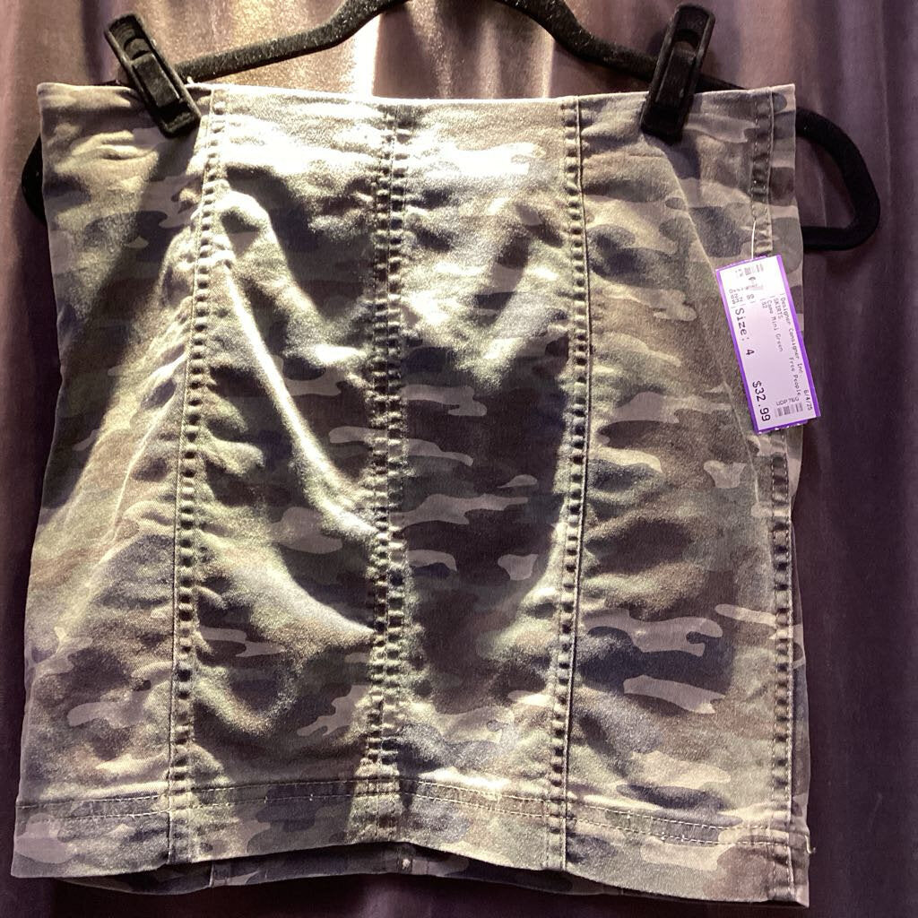 Free People Camo Mini SKIRTS 4