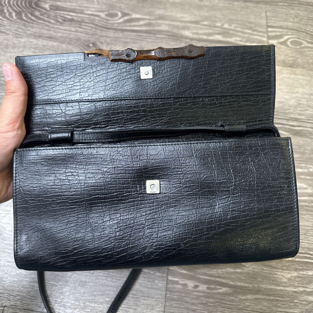 Gucci AS IS Bamboo Envelope w Strap HANDBAGS S