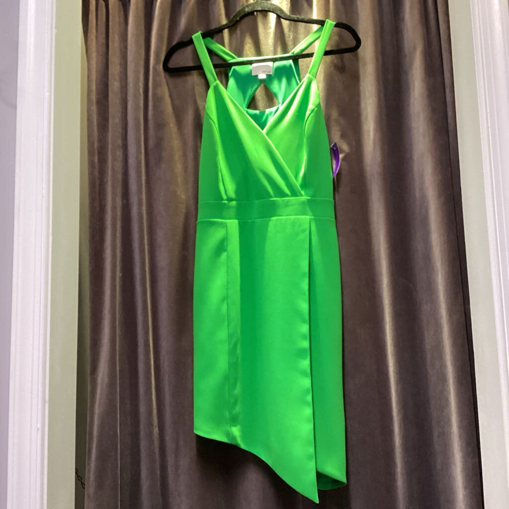 Greylin Cross Front Mini DRESSES M