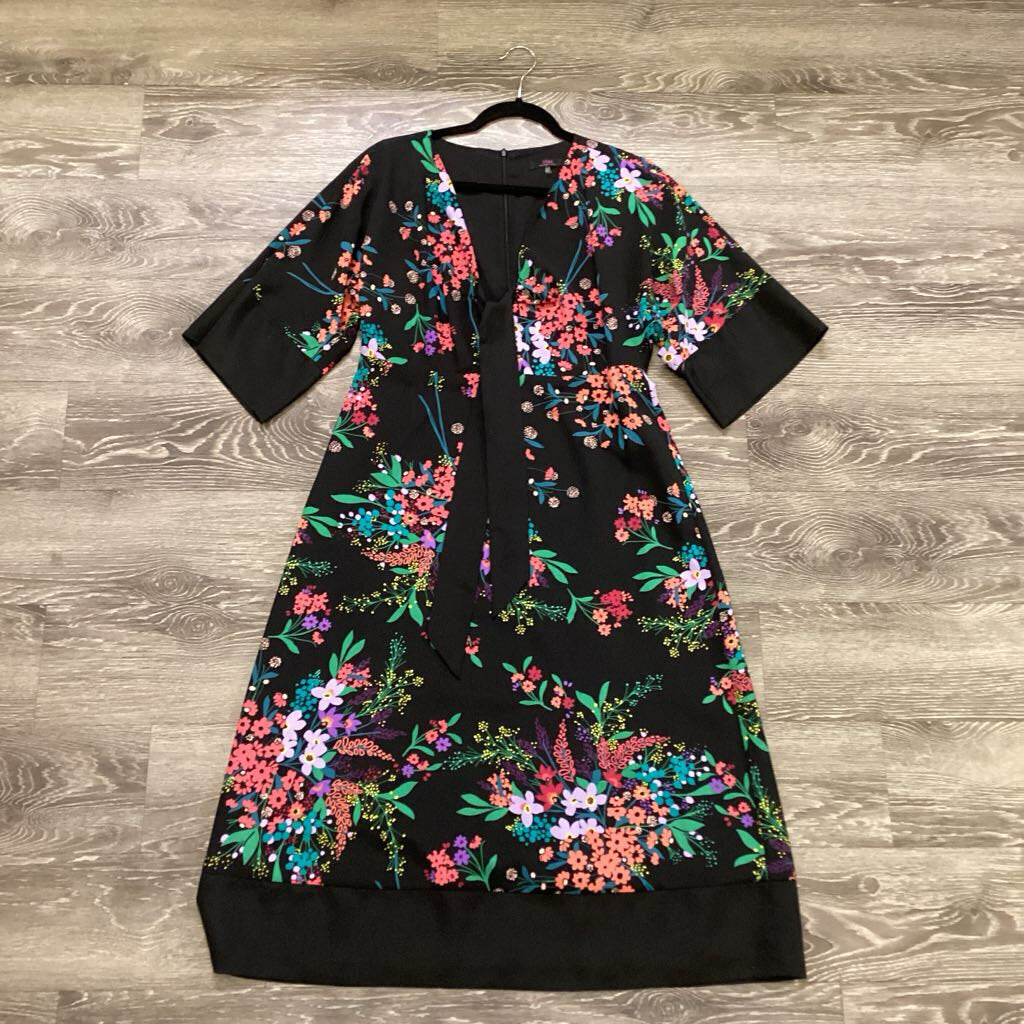 Trina by Trina Turk Floral Print w Ties DRESSES 8
