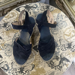 andre assous Platform Suede SHOES 40