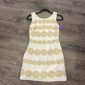 Lilly Pulitzer Embroidered Flower Stripes DRESSES 0