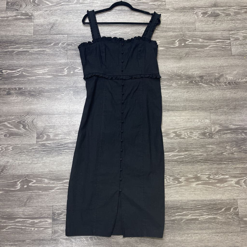 Anthropologie NWT Button Front Thick Strap DRESSES L