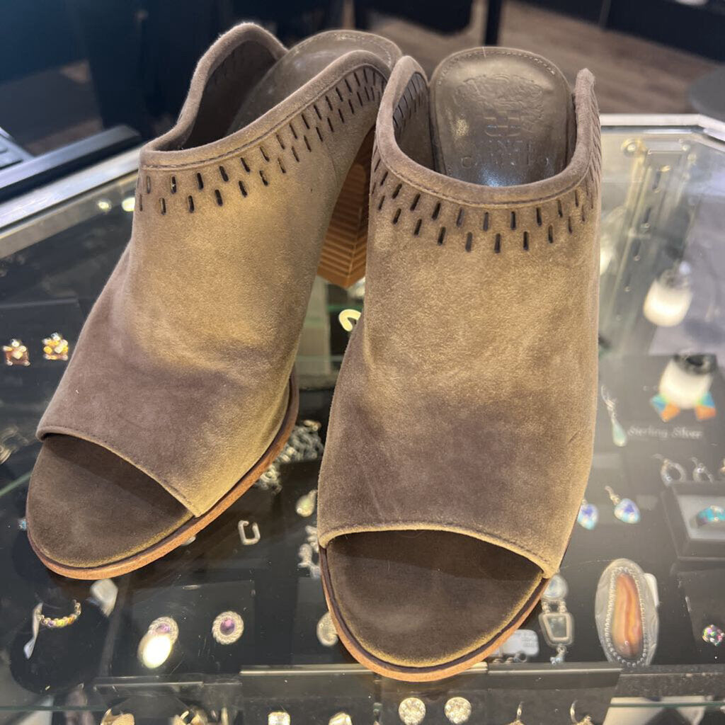 Vince Camuto Suede Slide Heels SHOES 7.5