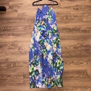 Nicole Miller Tie Dye Print Spaghetti Strap Maxi DRESSES M