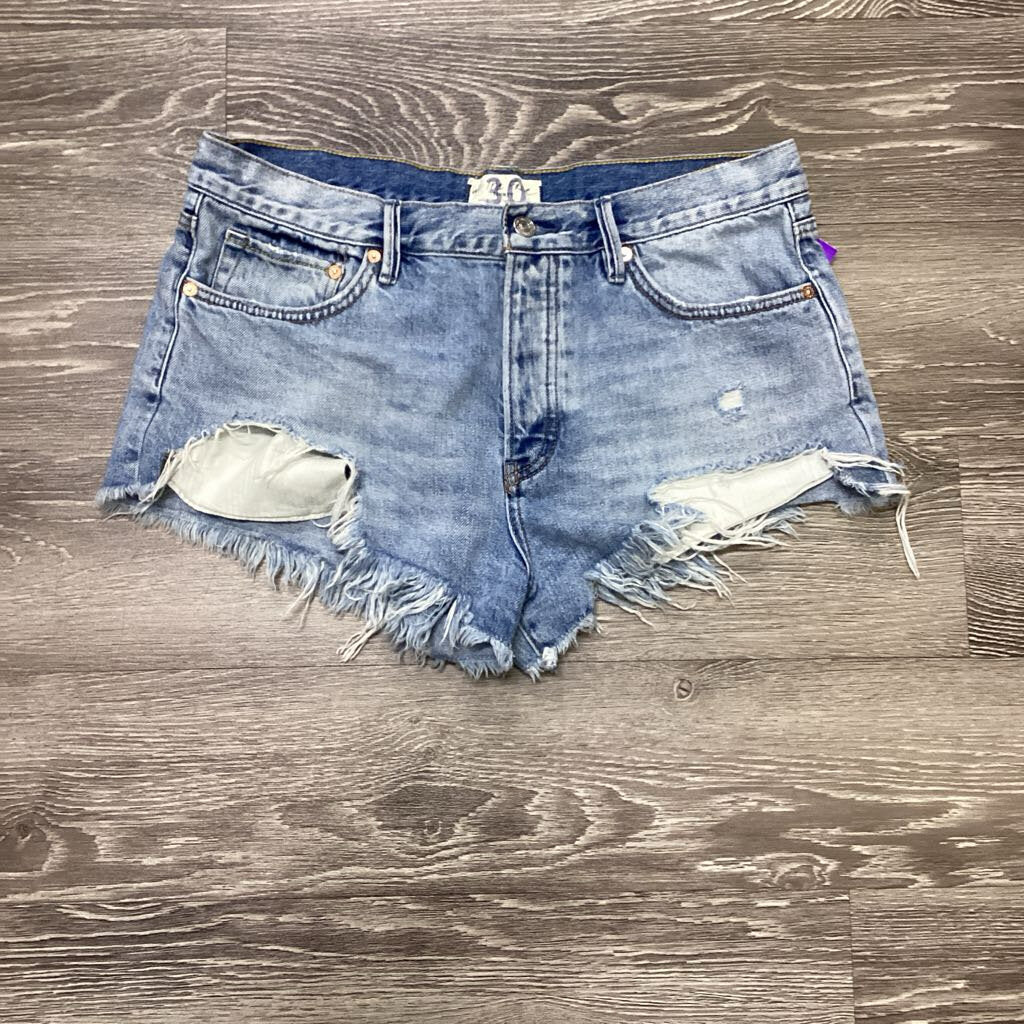 Free People Frayed Hem Cutoffs SHORTS 30